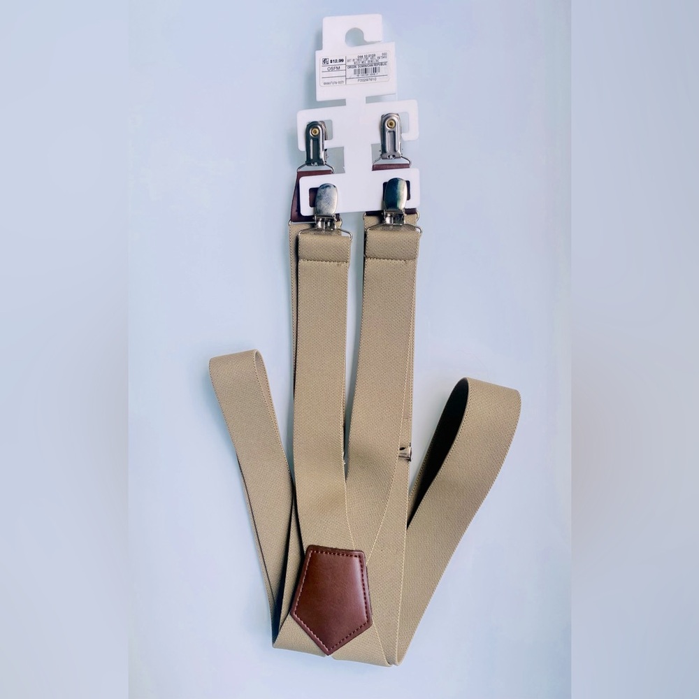 Beige Suspenders